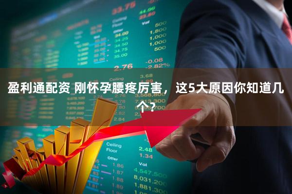 盈利通配资 刚怀孕腰疼厉害，这5大原因你知道几个？